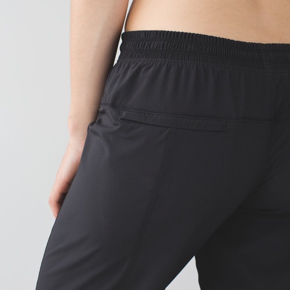 EUC Lululemon Athletica Black Step Lively Crop Pants - Picture 7 of 16